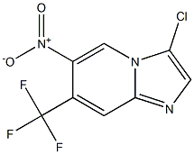 3-Chloro-6-nitro-7-trifluoromethyl-imidazo[1,2-a]pyridine Struktur