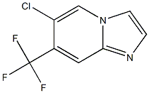 6-Chloro-7-trifluoromethyl-imidazo[1,2-a]pyridine Struktur