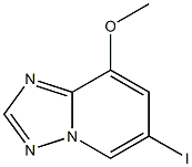 6-Iodo-8-methoxy-[1,2,4]triazolo[1,5-a]pyridine Struktur