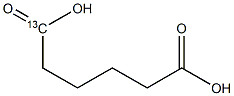 Hexanedioic Acid-1-13C Struktur