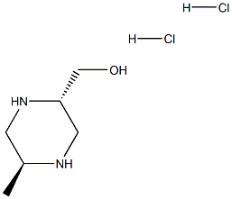 ((2S,5S)-5-methylpiperazin-2-yl)methanol dihydrochloride Struktur