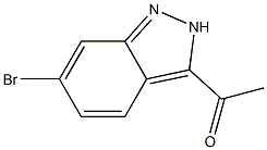 1-(6-Bromo-2H-indazol-3-yl)-ethanone Struktur