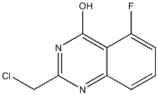 2-Chloromethyl-5-fluoro-quinazolin-4-ol Struktur