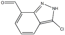 3-Chloro-2H-indazole-7-carbaldehyde Struktur