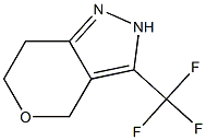 3-Trifluoromethyl-2,4,6,7-tetrahydro-pyrano[4,3-c]pyrazole Struktur