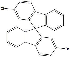 2-BroMo-2'-Chloro-9,9'-Spirobi[9H-fluorene] Struktur