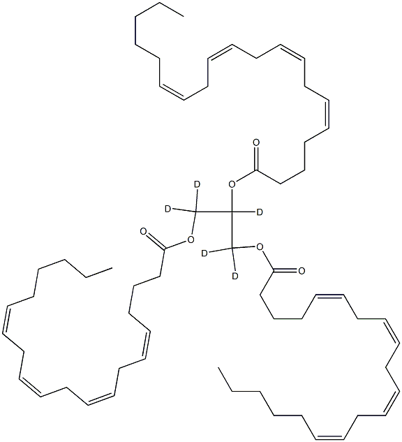 Triarachidonin-d5 Struktur