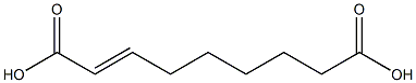 2-Nonenedioic Acid Struktur