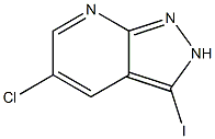 5-Chloro-3-iodo-2H-pyrazolo[3,4-b]pyridine Struktur