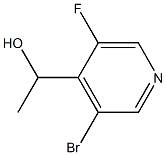 1-(3-Bromo-5-fluoro-pyridin-4-yl)-ethanol Struktur