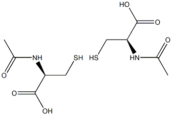 N-ACETYL-L-CYSTEINE N-acetyl-L-cysteine Struktur