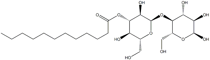 Lauroyl maltose Struktur