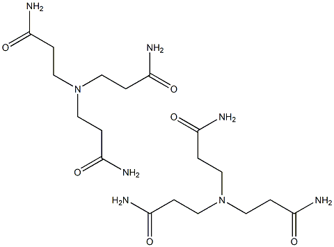 3,3',3''-NITRILOTRIS(PROPIONAMIDE) 3,3',3'-nitrilotris(propionamide) Struktur