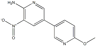 6'-METHOXY-5-NITRO-[3,3']BIPYRIDINYL-6-YL-AMINE Struktur