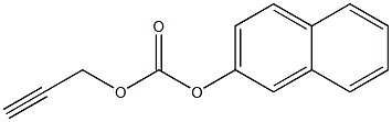 CARBONIC ACID NAPHTHALEN-2-YL ESTERPROP-2-YNYL ESTER Struktur