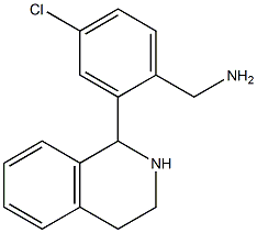 [4-CHLORO-2-(1,2,3,4-TETRAHYDRO-ISOQUINOLIN-1-YL)-PHENYL]-METHYL-AMINE Struktur