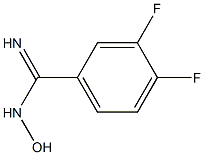 3,4-DIFLUORO-N-HYDROXY-BENZAMIDINE Struktur