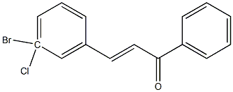 3Bromo-3-ChloroChalcone Struktur