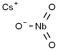 Cesium niobate Struktur