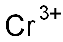 Chromium(III) monoiodide ion(+2) Struktur