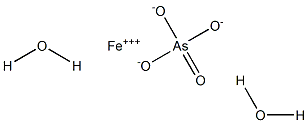 Iron(III) Arsenate dihydrate Struktur