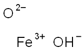 Iron(III) oxide hydroxide Struktur