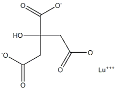 Lutetium(III) citrate Struktur