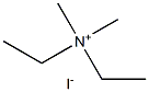 Dimethyldiethylammonium iodide Struktur