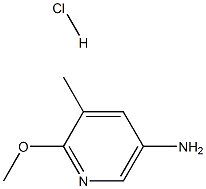 5-Amino-2-methoxy-3-methylpyridine HCl Struktur