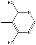 4,6-Dihydroxy-5-methylpyrimidine Struktur