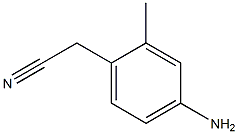 2-methyl-4-aminophenylacetonitrile Struktur