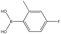 2-methyl-4-fluorobenzeneboronic acid Struktur