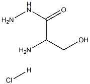 DL-serine hydrazide hydrochloride Struktur