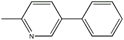 5-phenyl-2-methylpyridine Struktur