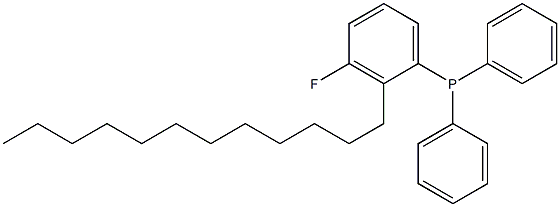 Dodecyltriphenylphosphine fluoride Struktur