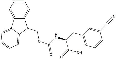 Fmoc-L-3-Cyanophenylalanine Struktur