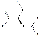 Boc-D-Cysteine Struktur