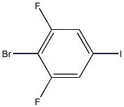 1-Iodo-3,5-difluoro-4-bromobenzene Struktur