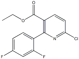 2-(2,4-二氟苯基)-6-氯煙酸乙酯