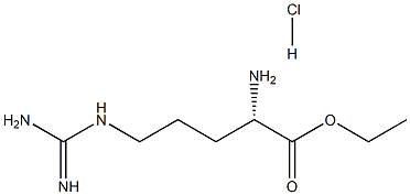 Arginine ethyl ester hydrochloride Struktur