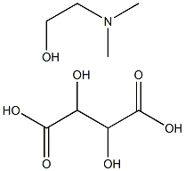 DL-dimethylaminoethanoltartrate Struktur