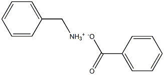 Benzyl ammonium benzoate Struktur