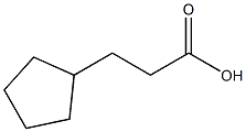 3-cyclopentylpropionic acid Struktur