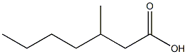 3-methylheptanoic acid Struktur