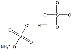 Aluminium ammonium sulfate,anhydrous Struktur