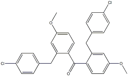 4-Chlorobenzyl-4-methoxyphenyl ketone Struktur