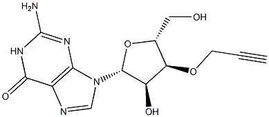 3'-O-Propargyl-D-guanosine Struktur