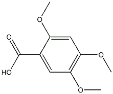 2,4,5-Trimethoxybenozoic acid Struktur