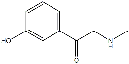 2-Methylamino-m-Hydroxy Acetophenone Struktur