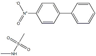 4-nitrophenyl-N-methylbenzene methane sulfonamide Struktur